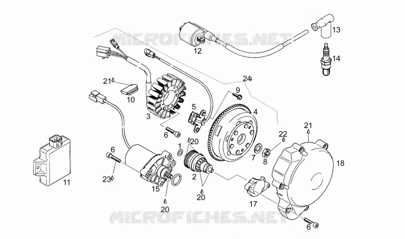 Cdi magneto assy