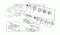 Driven shaft 5 speed gearbox