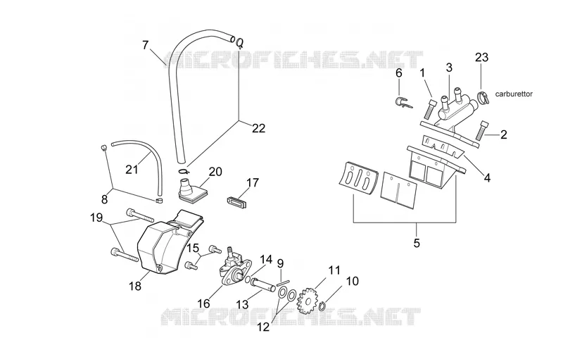 Oil pump - Manifold
