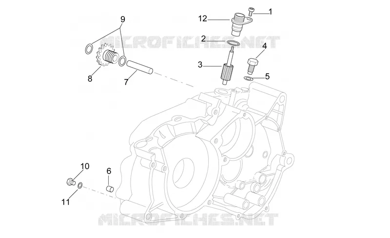 Left crankcase