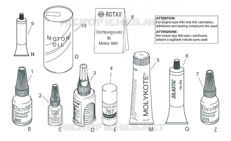 Sealing and lubricating agents
