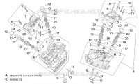Cylinder head and valves