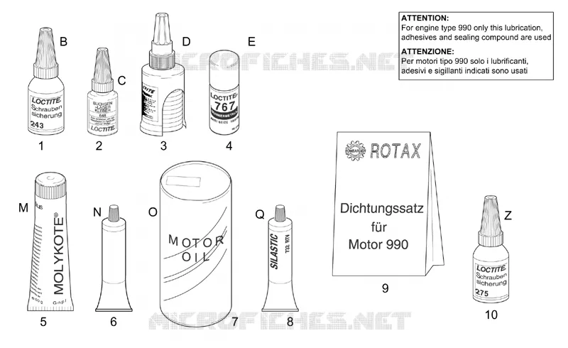 Sealing and lubricating agents