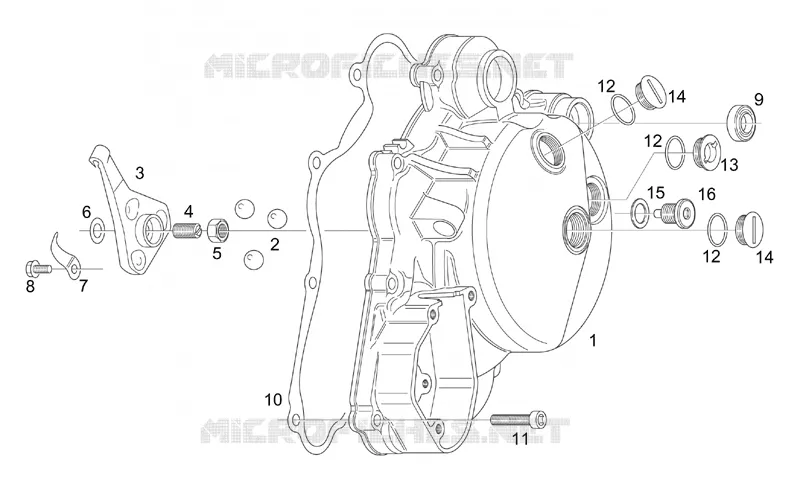 Clutch cover