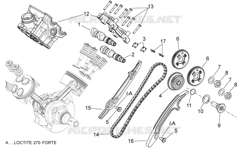 Rear cylinder timing system