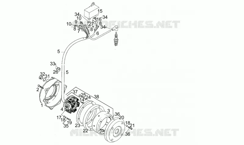 Cdi magneto assy