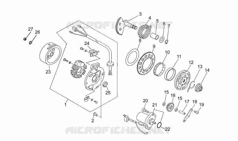 Cdi magneto assy