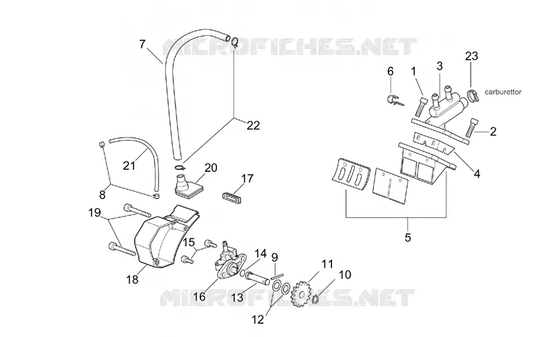 Oil pump - Manifold