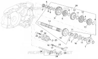 Gearbox driven shaft