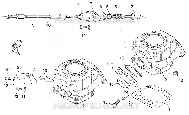 Cylinder - Exhaust valve