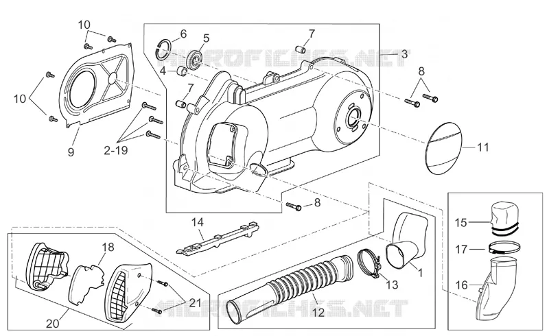 Variator cover