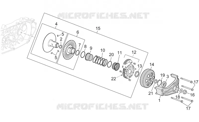 Pulley assy., driven