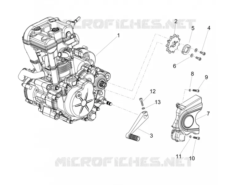 Motor-Completing part