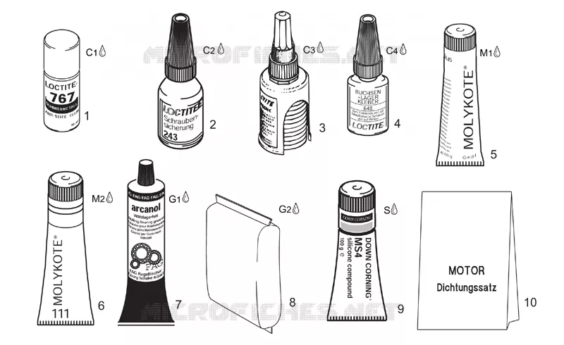 Sealing and lubricating agents