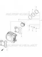 Cylinder-piston-wrist pin, assy