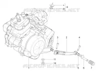 MOTOR - PEDAL DE MUDANÇAS - PINHÃO