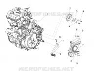MOTOR - PEDAL DE MUDANÇAS - PINHÃO