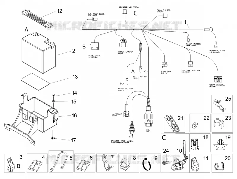 Rear electrical system
