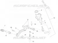 Rear master cylinder