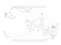 Rear brake caliper