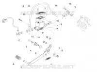 Rear master cylinder