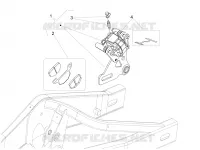 Rear brake caliper