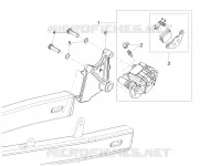 Rear brake caliper
