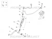 Rear master cylinder