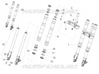 Front fork Ming Xing
