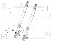 Front fork Ohlins