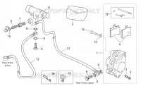 Rear brake caliper