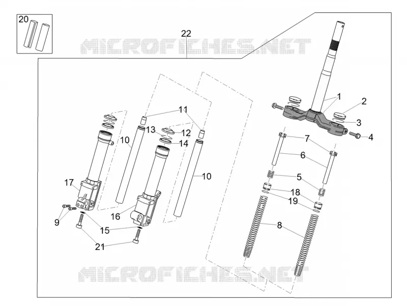 Front fork Kaifa