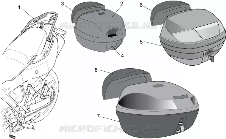 Acc.-Top/cases, side cases II