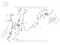 Brakes pipes - Calipers (ABS)