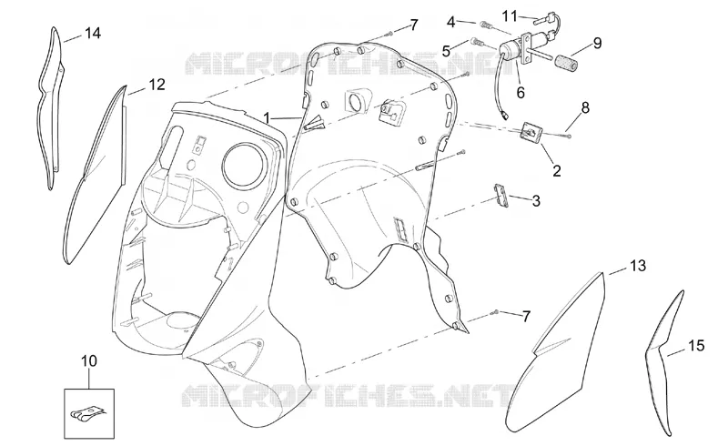 Front body - Internal shield