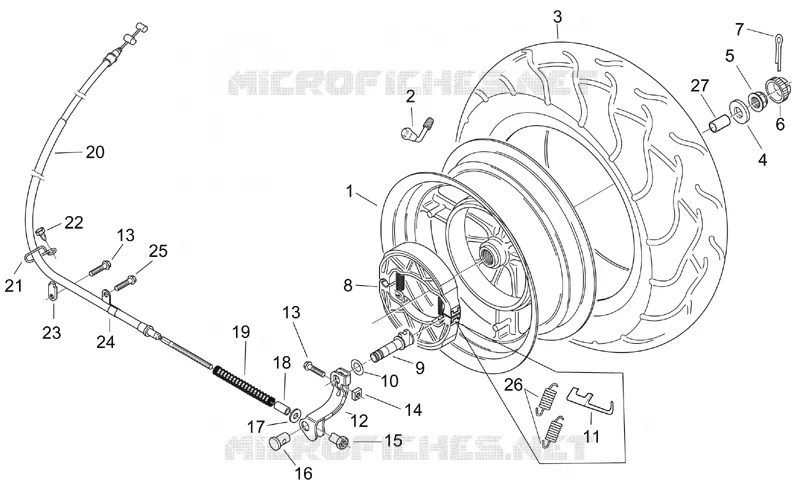Rear wheel