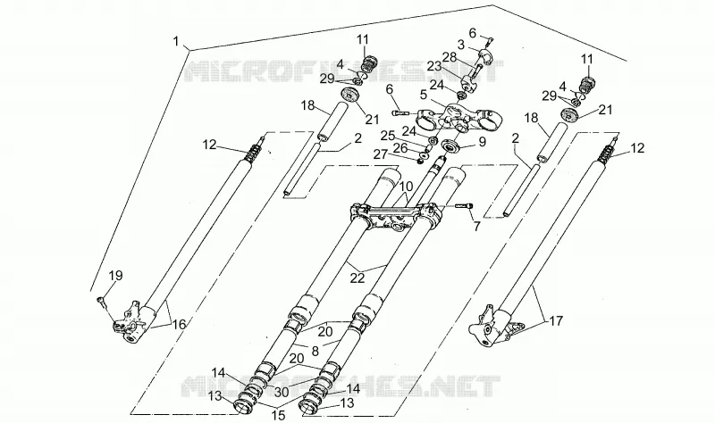 Front fork T