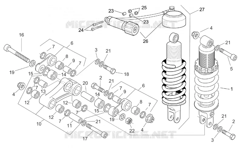 Rear shock absorber