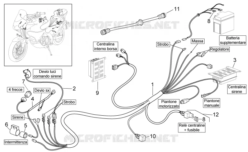 Police electrical system