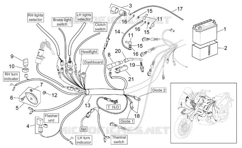 Front electrical system