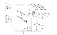 Front brake master cyl. II