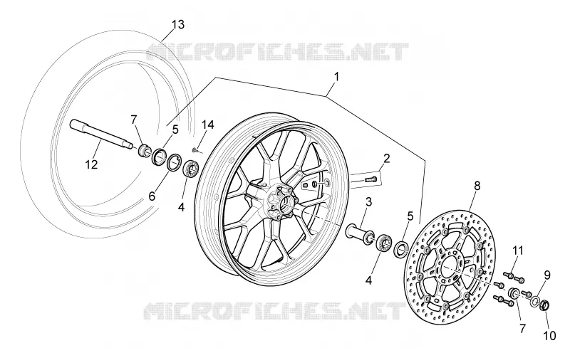 Front wheel I