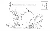 Rear brake caliper