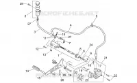 Rear master cylinder