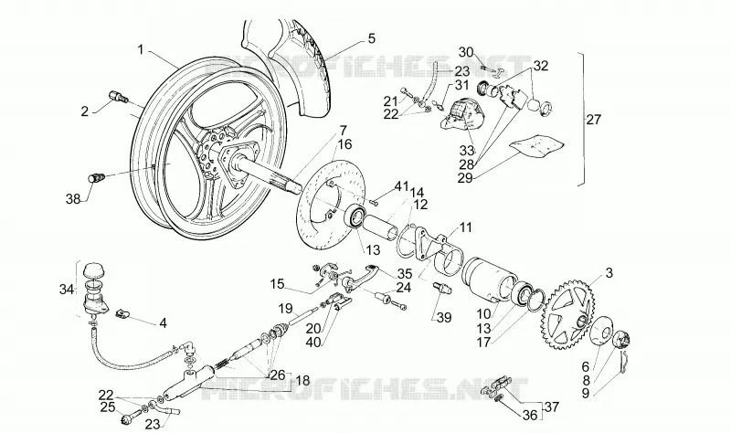 Rear wheel