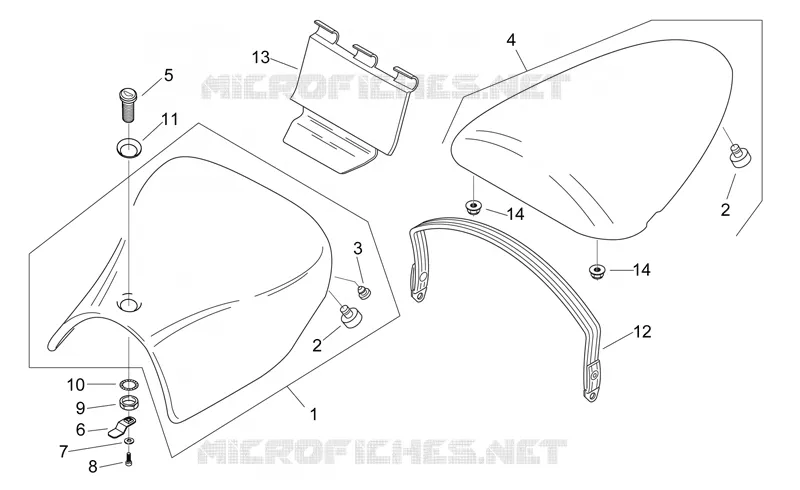 Saddle unit