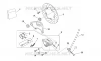 Rear brake caliper