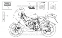 Op.'s handbooks and decal