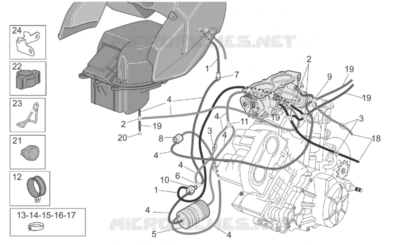Fuel vapour recover system