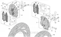 Front brake caliper